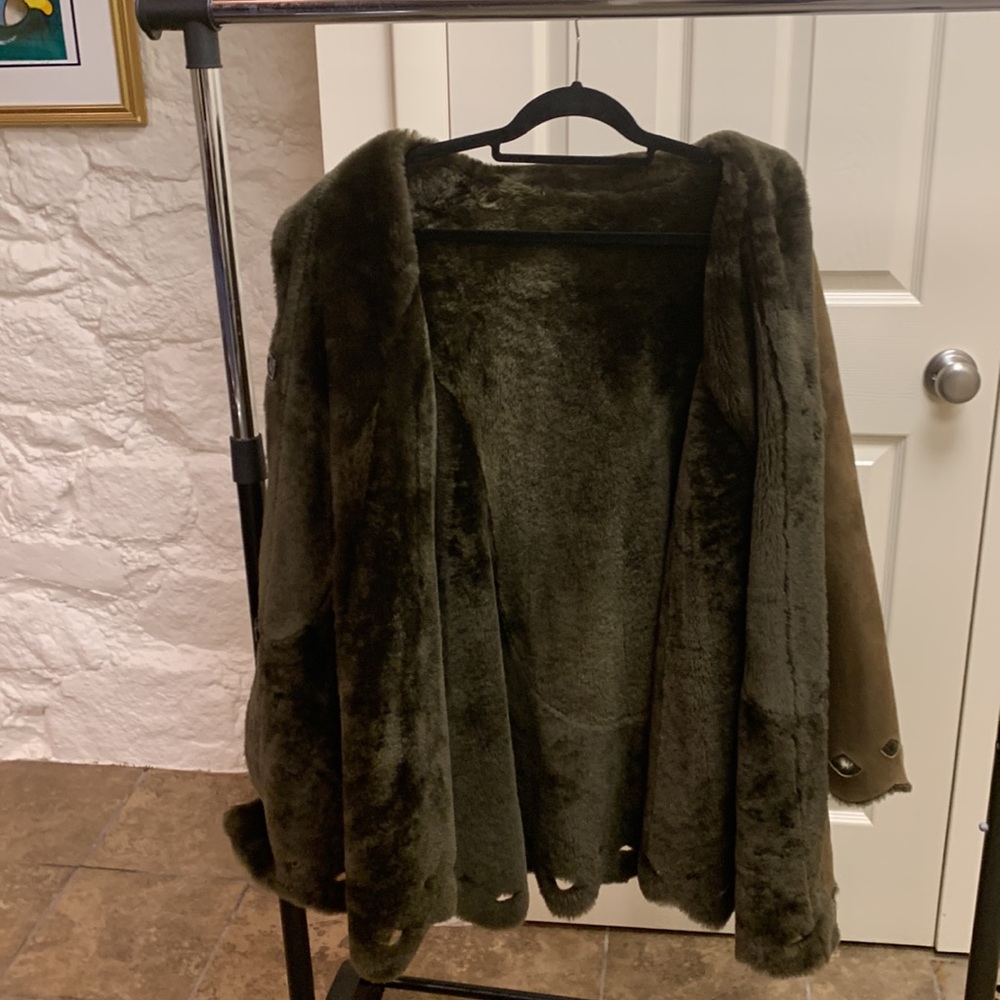 Shearling Cape - image 4